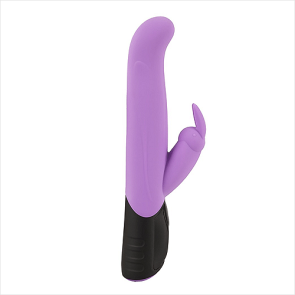 Genopladelig Rabbit Dildo - Dual vibrator